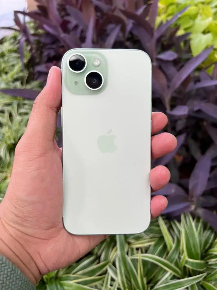 iPhone 15 128GB Green Ex Garansi Resmi iBox PA/A Fullset Original