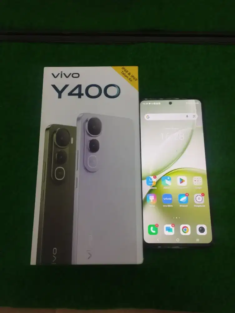 vivo Y400 ram 8/256gb lengkap mulus