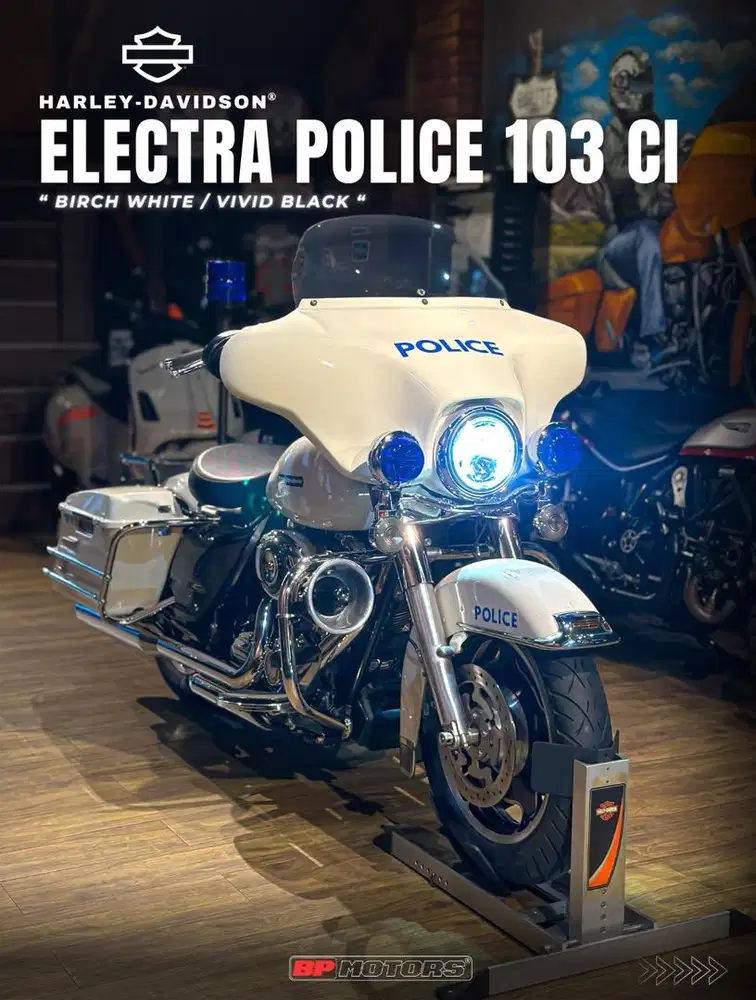 H-D Electra Police 2013 Istimewa low odo acc branded mulus