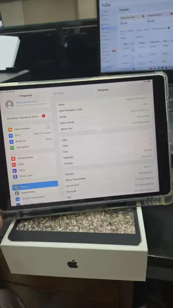 *IPAD i0.5 201T 256gb Cellular Fullset ZP/A ( WS DIKIT )*