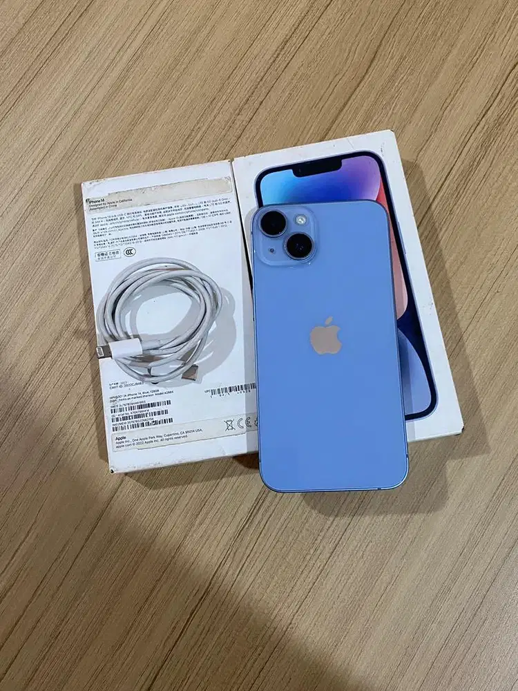 Beacukai dualsim iphone 14 128gb