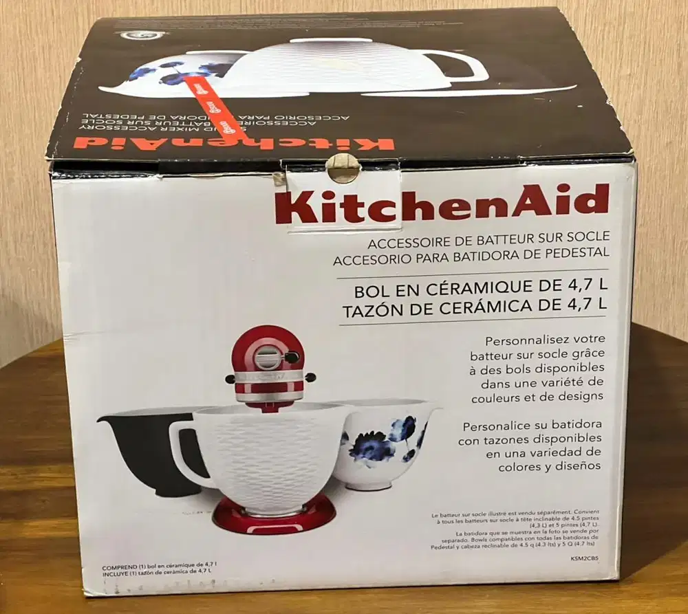 KitchenAid Ceramic Bowl 5-QT (4.7L) - Like New!