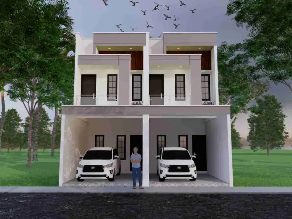 rumah murah 3 kamar tidur di jln inpress kramat jati jakarta timur