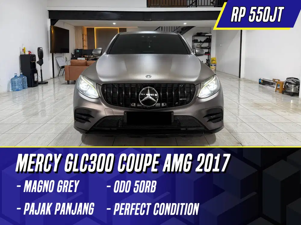 Mercedes Benz GLC300 Coupe AMG 2017 Black Grey Hitam Mercy GLC 300