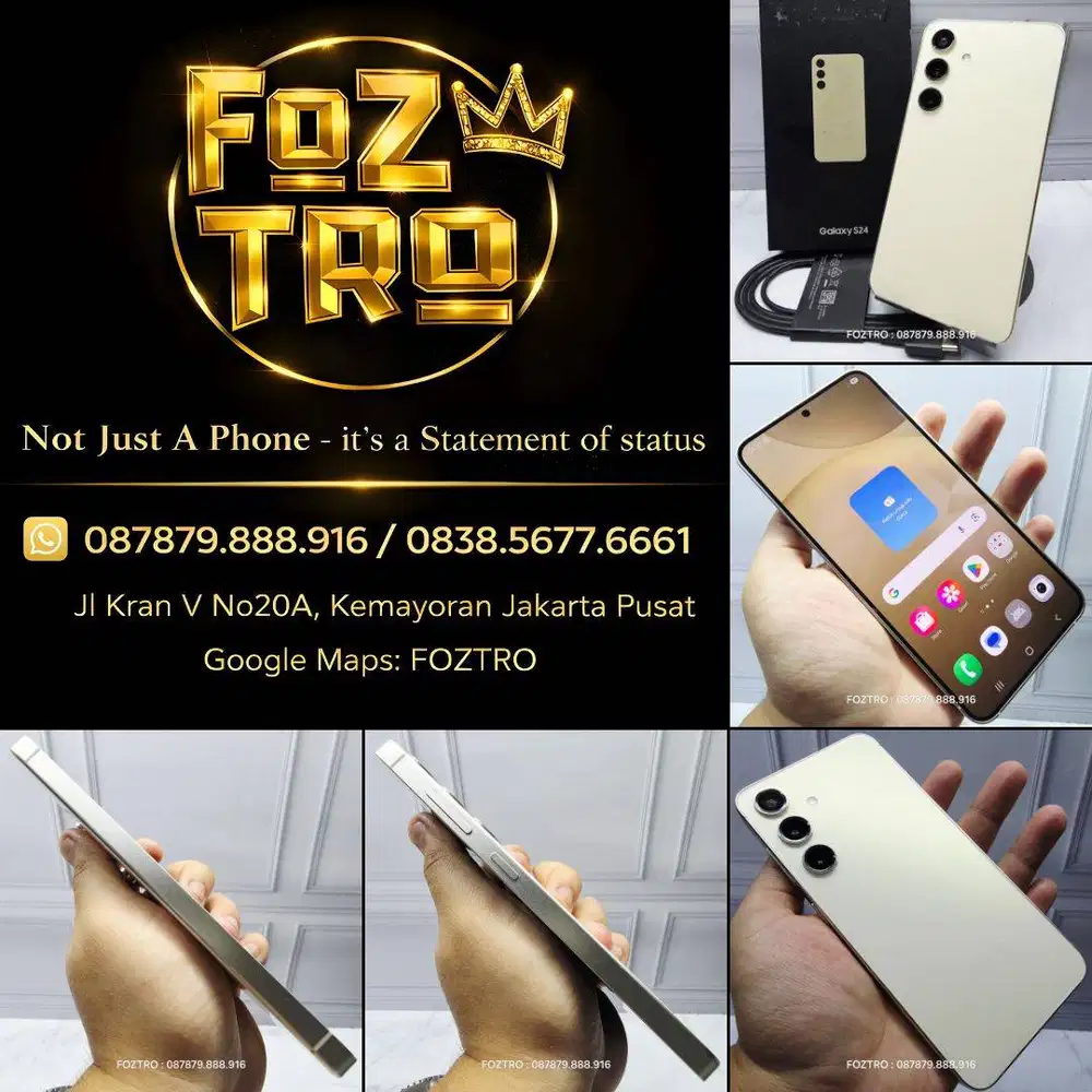 Samsung Galaxy S24 8/256GB Yellow Like New Fullset Resmi No Minus