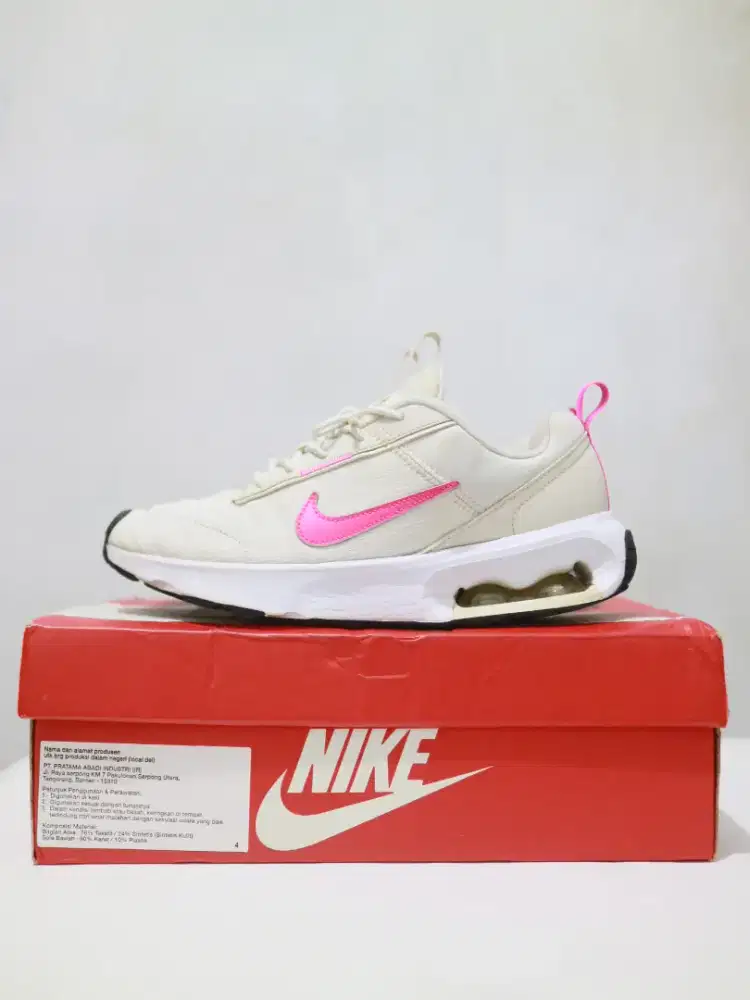Sepatu Nike Women Air Max Intrlk Lite white pink original preloved