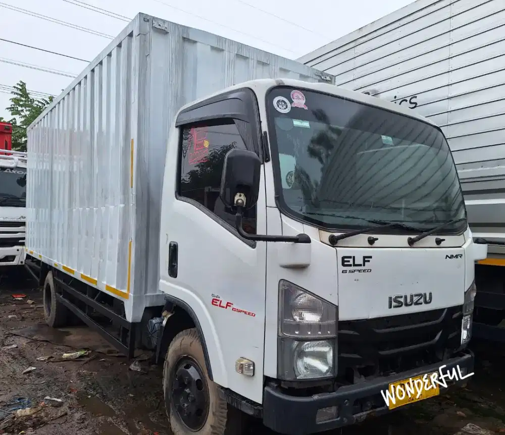 Isuzu Elf GiGA 6ban Long 150PS NMR81 Long Box 5.7m Ors Bio solar Turbo