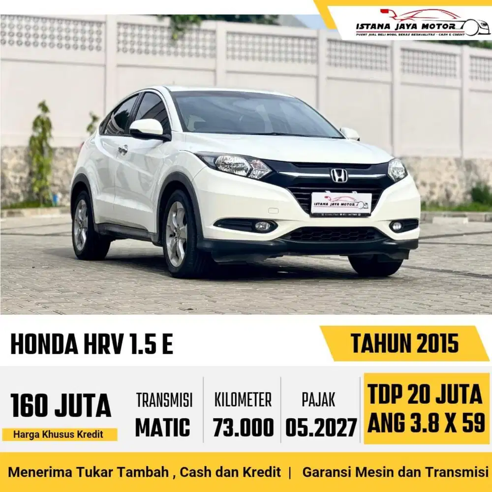 Honda HRV E CVT AT th 2015 #istana jaya motor