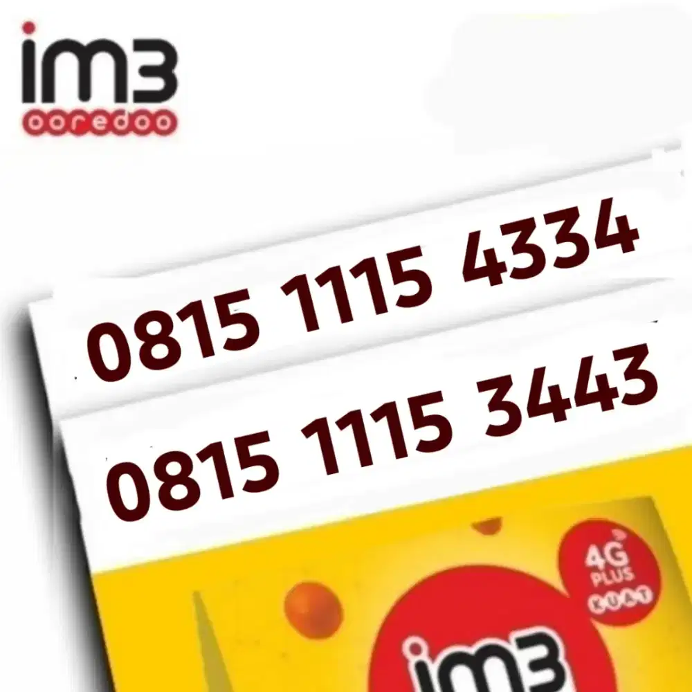 Nomor cantik Indosat im3