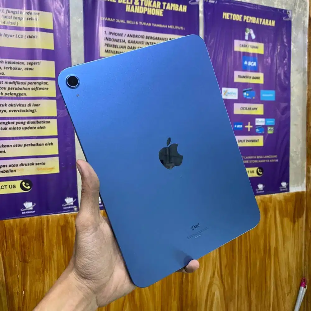 iPad Gen 10 64Gb Wifi Only second original bergaransi