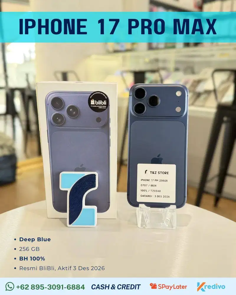 IPHONE 17 PRO MAX 256GB - DEEP BLUE