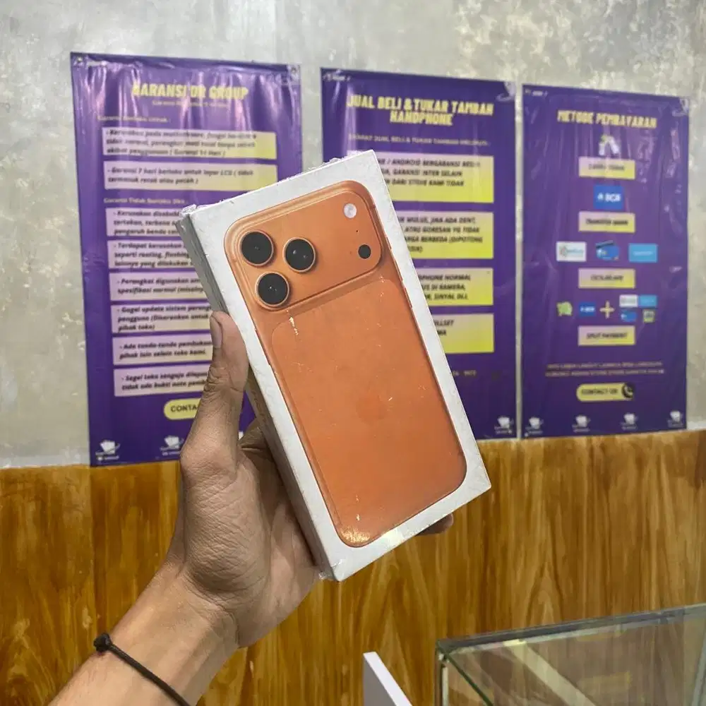 iPhone 17 Promax 256Gb New Resmi iBox . Garansi Belum Jalan