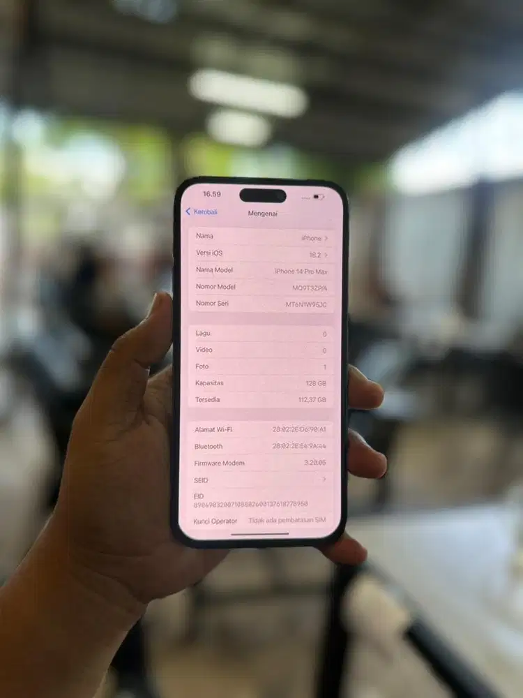 IPHONE 14 PRO MAX 128GB RESMI CUKAI