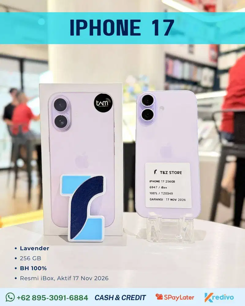 IPHONE 17 256GB - LAVENDER