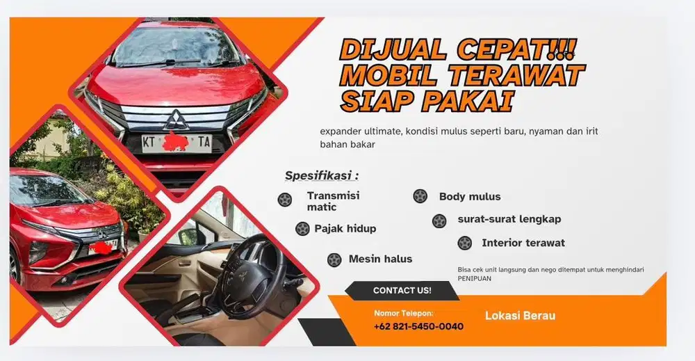 Dijual cepat mobil expander ultimate