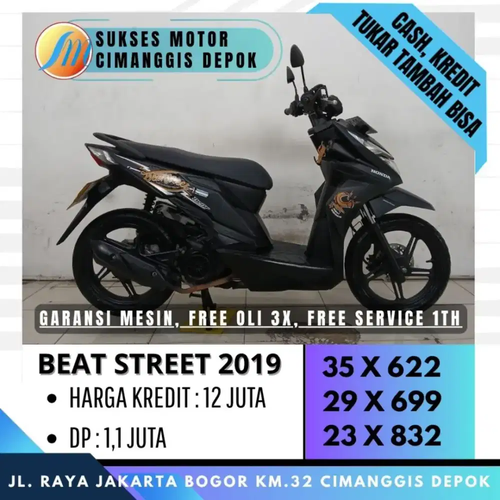 BEAT STREET 2019 TERMURAH CASH KREDIT CC BISA [SUKSES MOTOR]