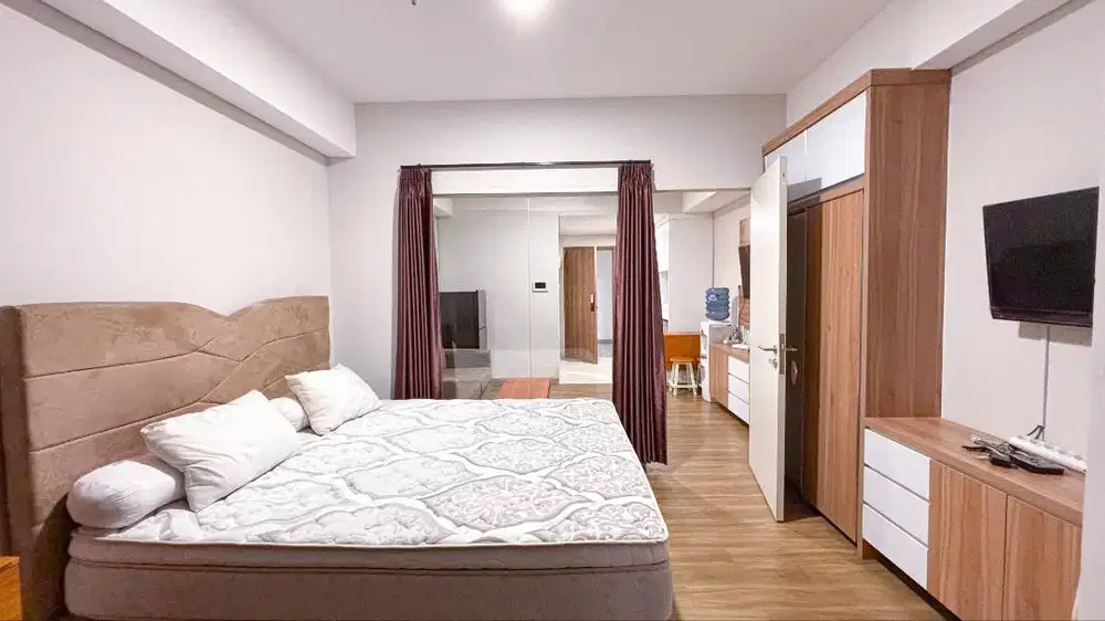 Disewakan Apartemen Skandinavia 1BR Full Furnished Lt 22 View City