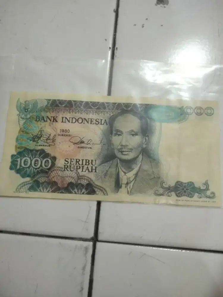 Uang kerras 1000 tahun 1980