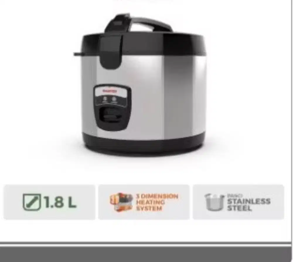 MASPION RICE COOKER  Penanak Nasi 1.8 Liter MRJ1856