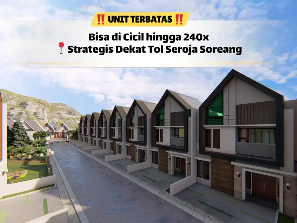 Rumah Strategis Dekat Tol di Soreang