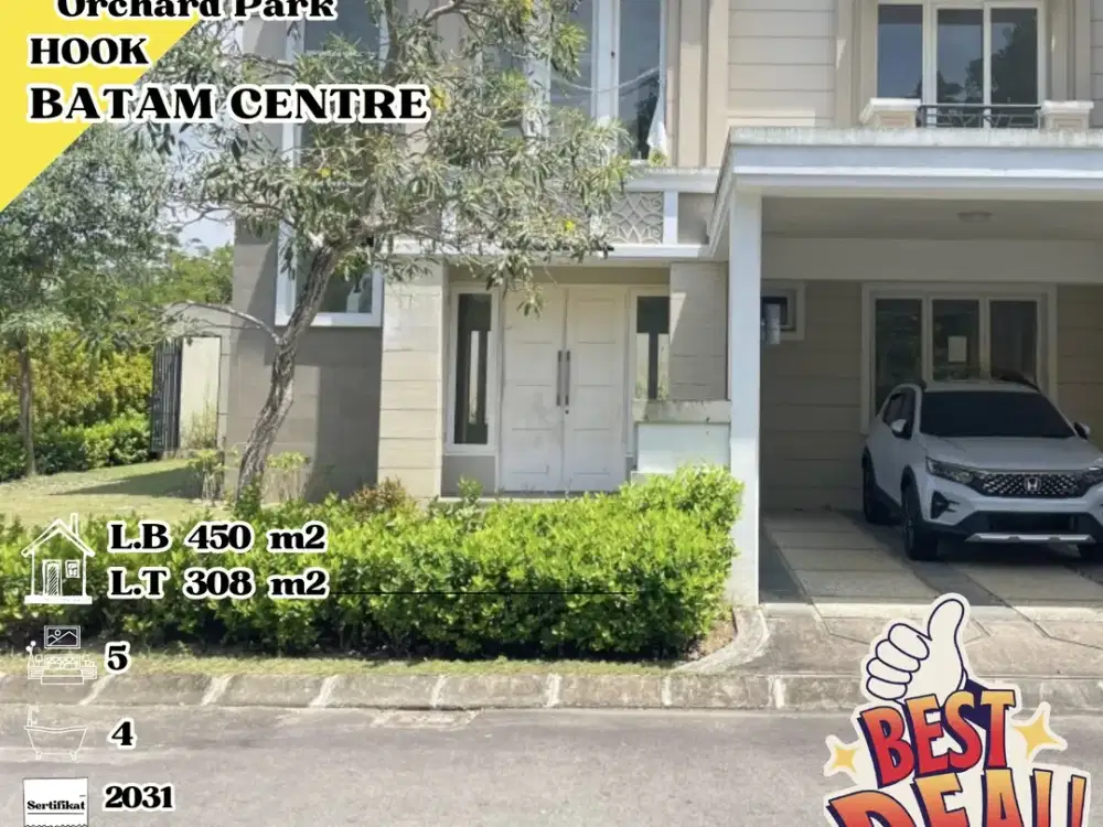 Dijual Murah Rumah Hook di Cluster Persea Orchard Park