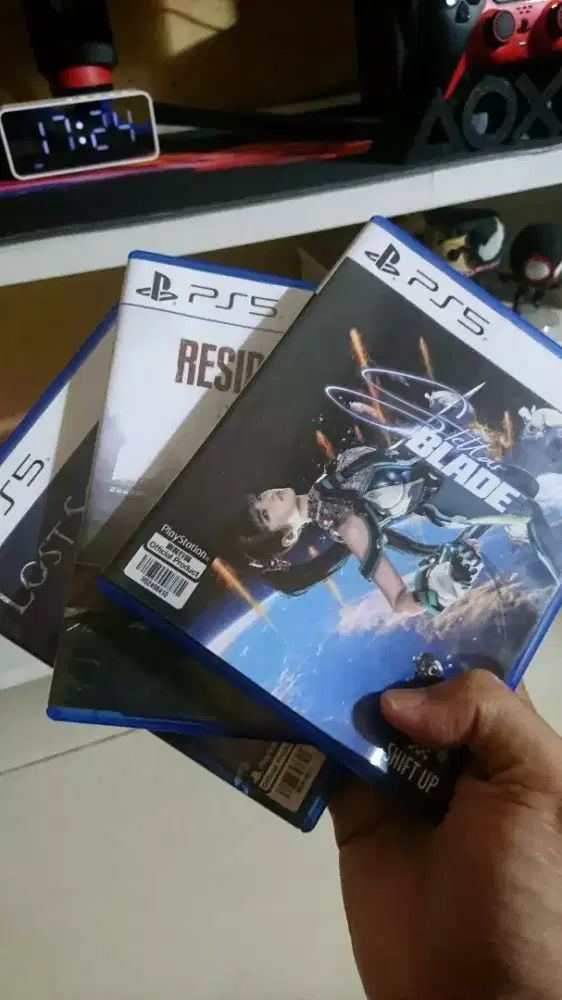 Paket BD/Kaset game PS5 RE9+LOST SOUL ASIDE & STELLAR BLADE Seken ori