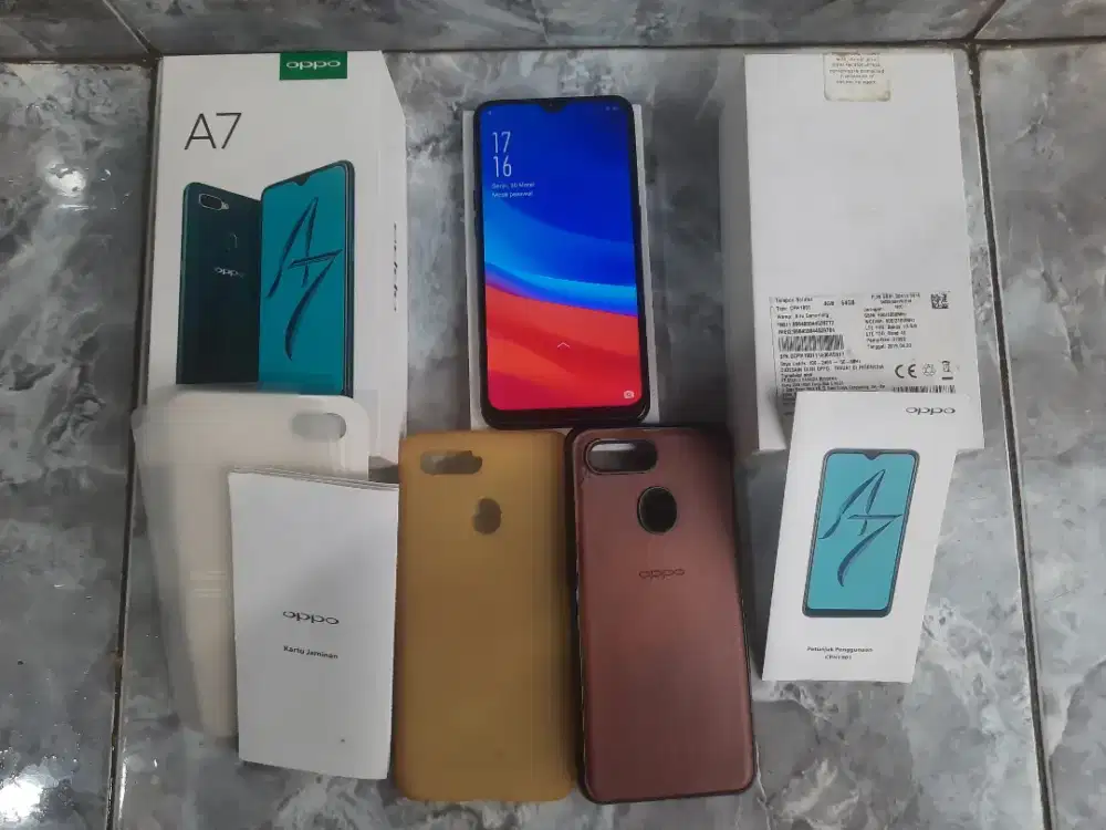 Oppo A7 (masih orian smua)