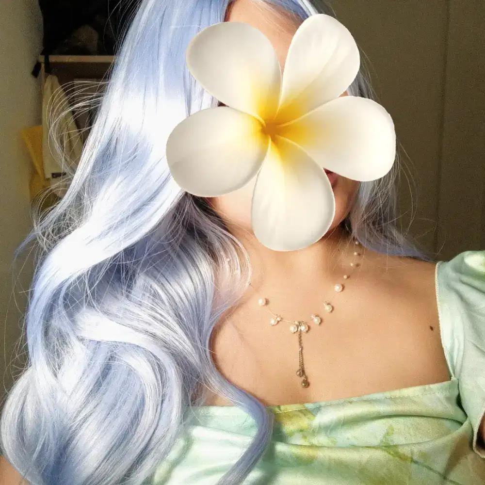 Wig Biru Alice Garden Original