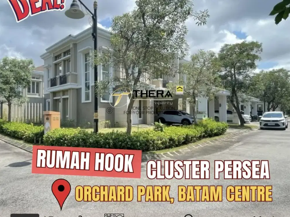 Rumah hook cluster persea lokasi strategis dekat ferry terminal