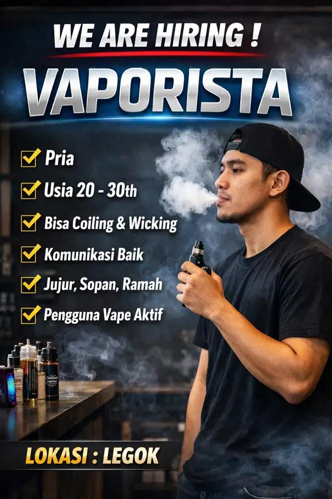 Lowongan Vaporista