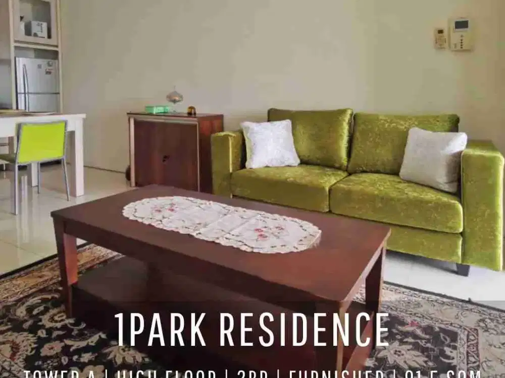 For Rent! 1Park Residence Apartment A Tower High Floor 2BR Fully Furnished