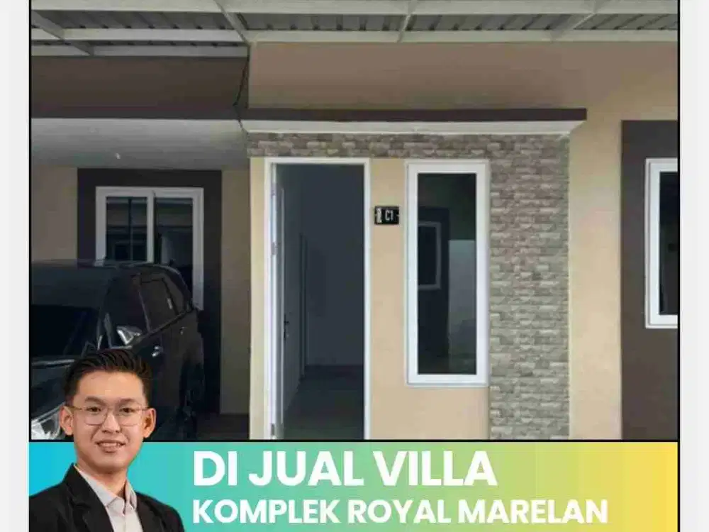 DI JUAL CEPAT VILLA DI KOMPLEK ROYAL MARELAN