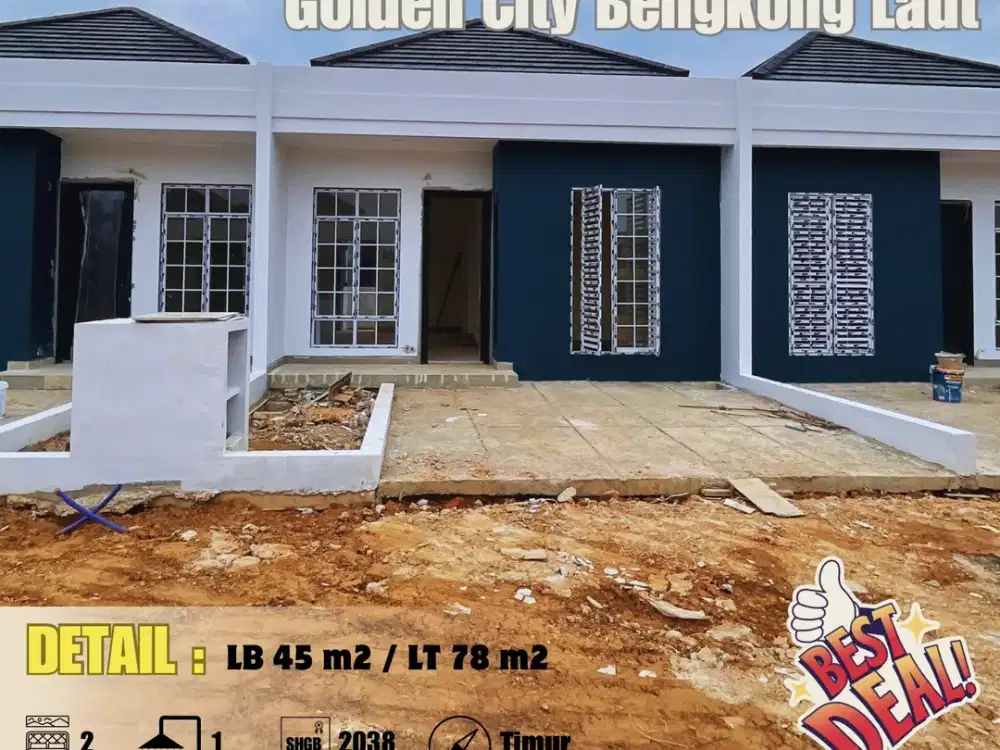 Dijual Rumah 1 lantai hadap timur di Monde Raffle