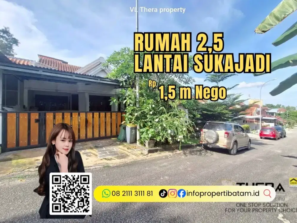 Dijual Murah rumah 2,5 lantai di sukajadi