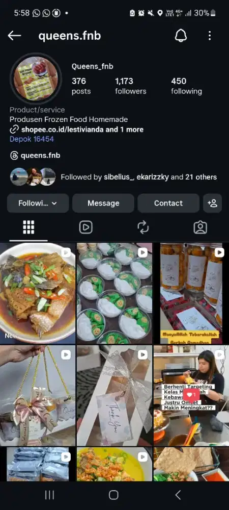 Helper Masak / Bikin Kue/ frozen food