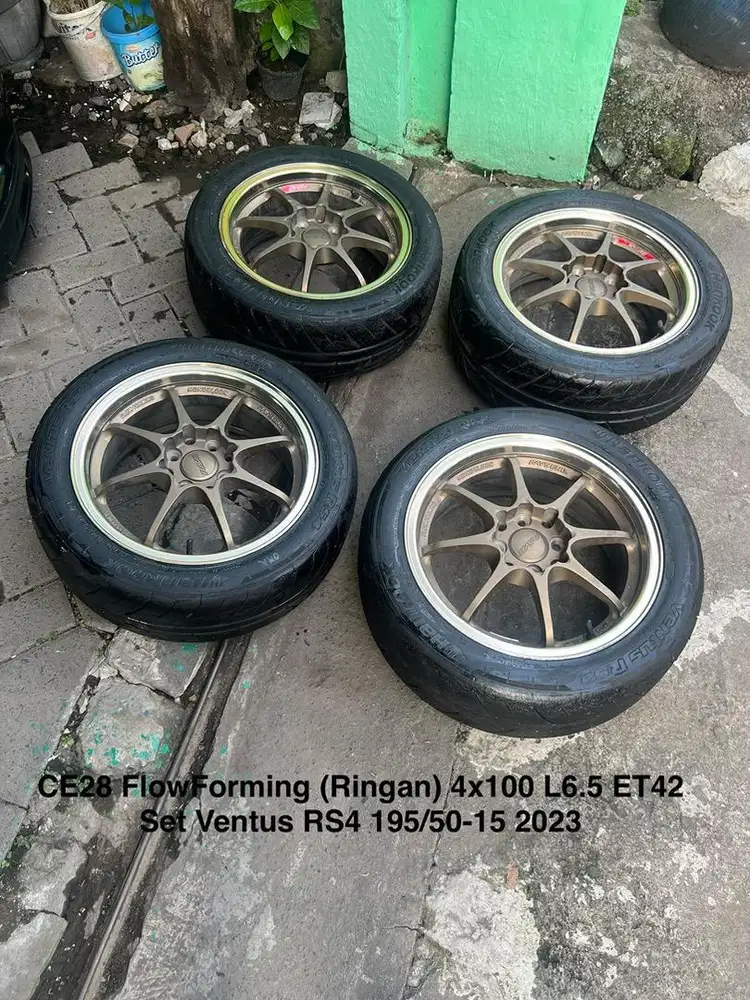 Velg RING 15 CE28 FlowForming L6.5 ET42 Set Ventus RS4 195/50-15 2023
