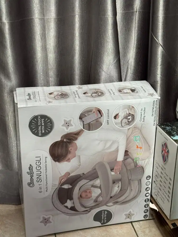 bouncer cocolatte 6in1 snuggli (like new)