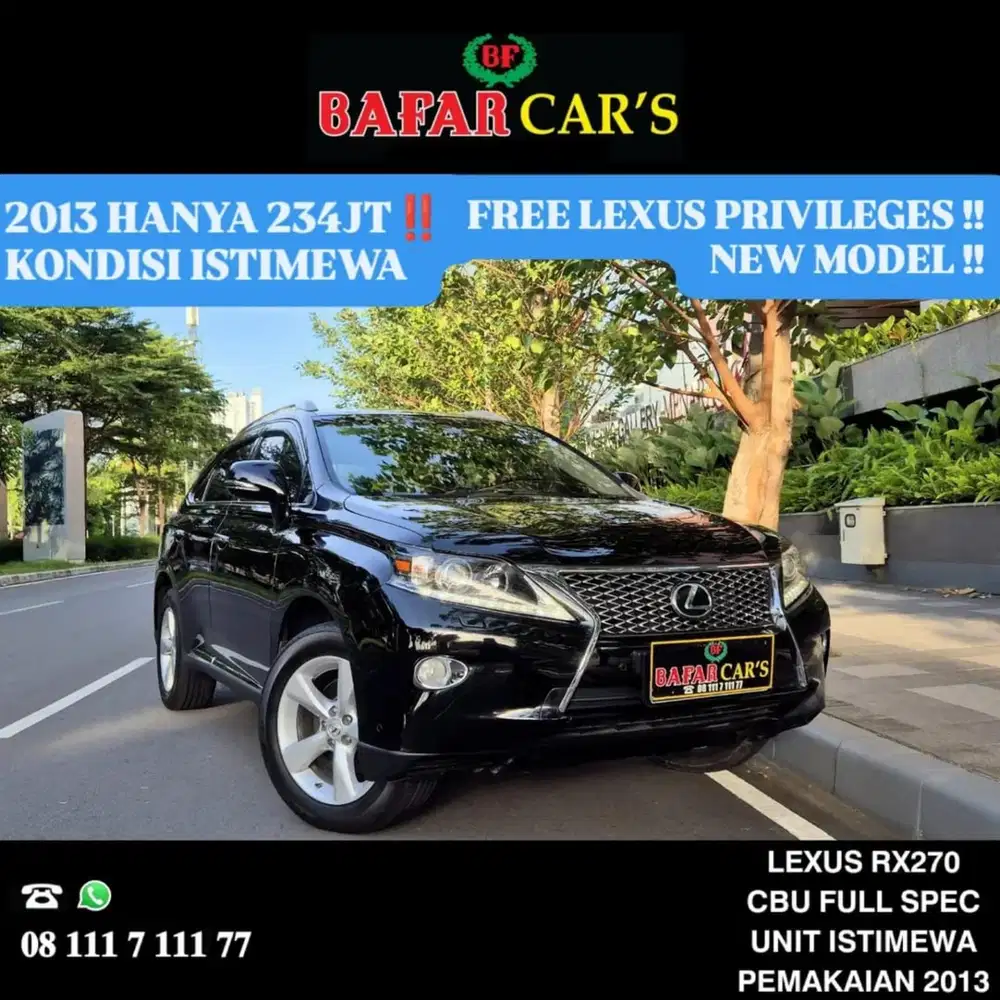 Lexus Rx270 2013 Matic