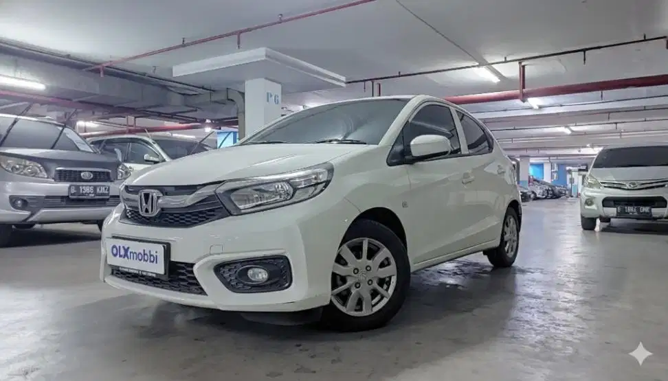 TDP 8,JT, Honda Brio Satya 1.2 E Bensin-AT Putih 2020