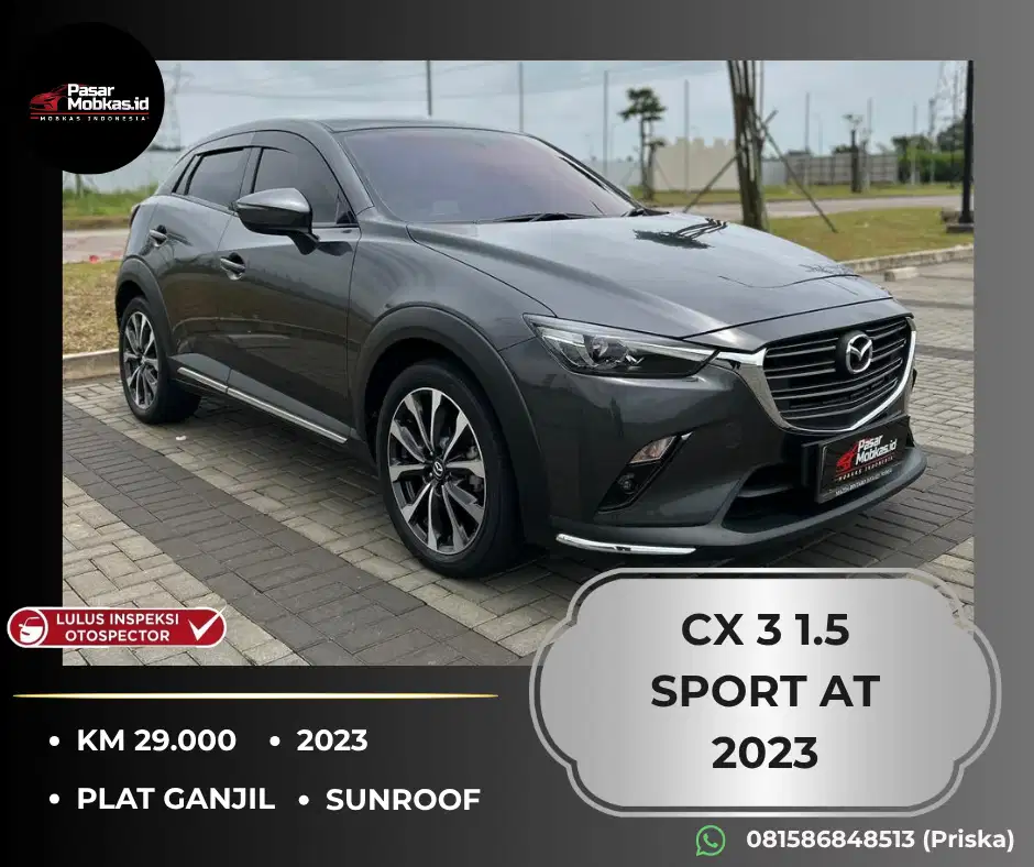 MAZDA CX-3 1.5 SPORT GANJIL AT MATIC
