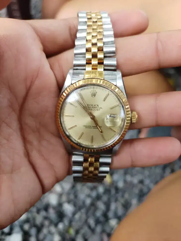 Jam tangan rolex classic antik original