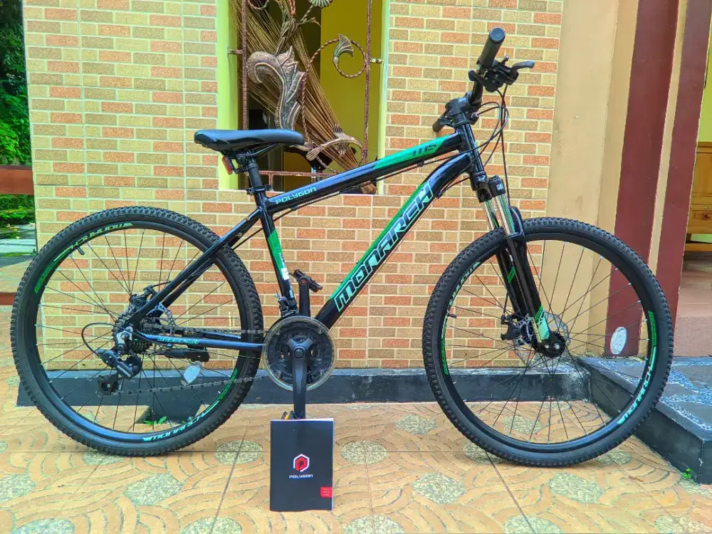 sepeda MTB Polygon monarch 5 tahun 2025 like new bisa TT sepeda lain