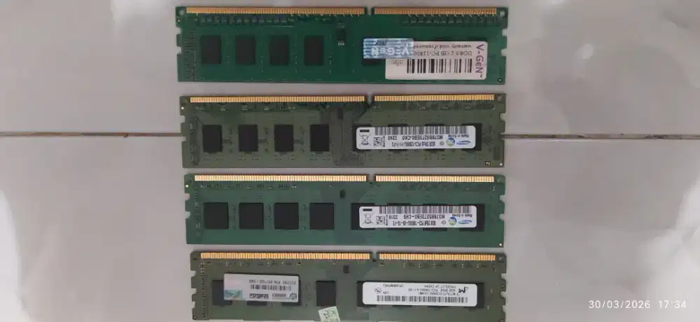 Dijual Ram PC DDR 3 8gb,4gb,2gb