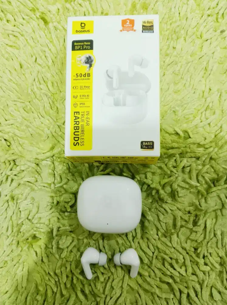 tws baseus BP1 pro ori,(ANC)soft bass,waterproof, 350 net,  cilebut