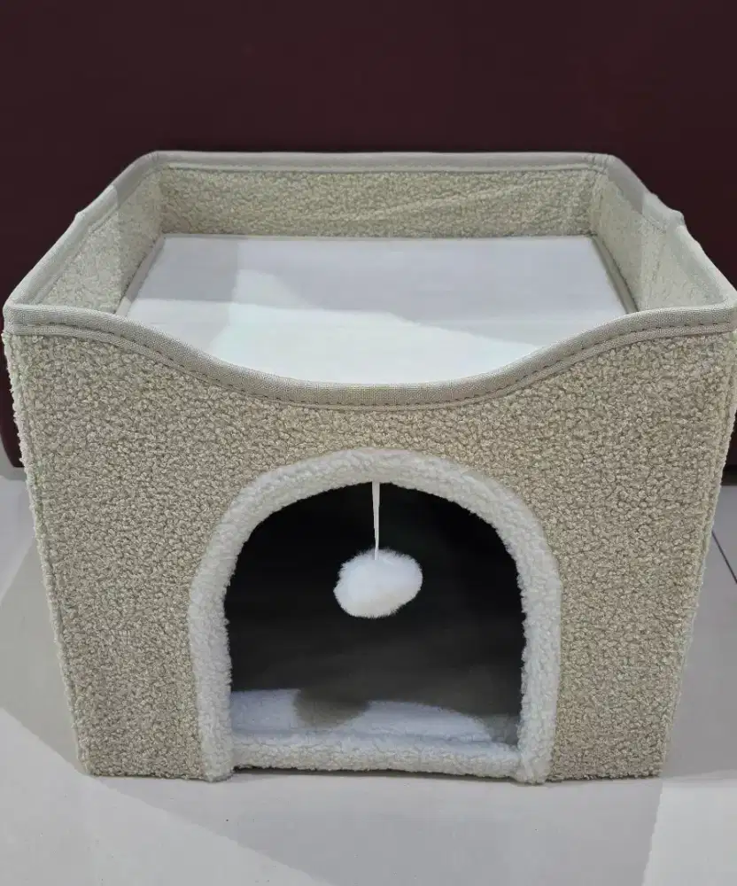cat house and bed cube