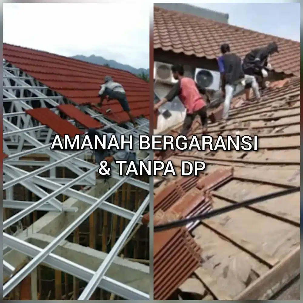 Pemasangan baja ringan dan renovasi atap