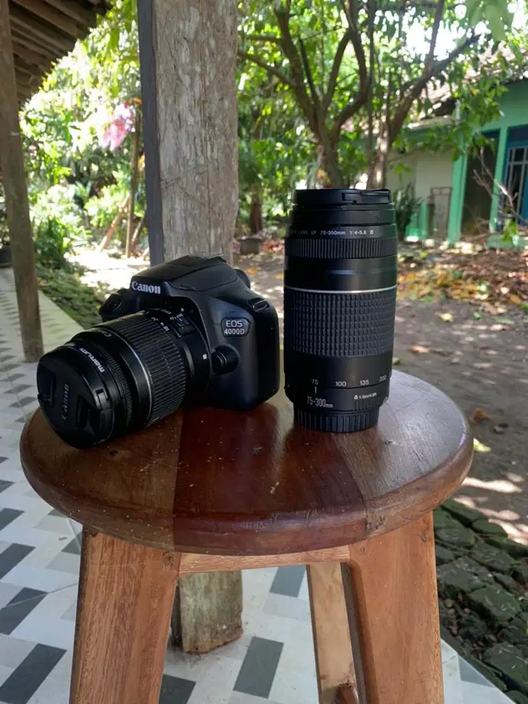 Paket hemat canon 4000d 2 lensa