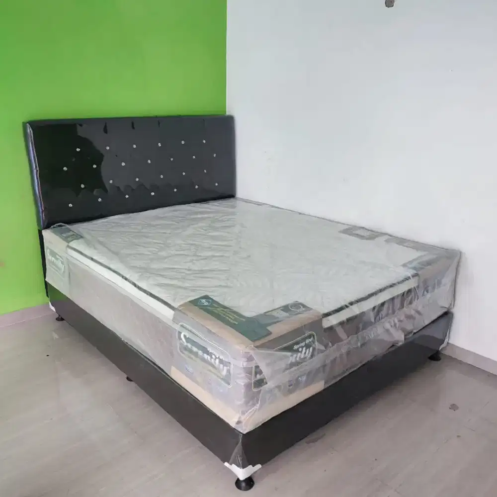 PAKET DIPAN + SPRING BED ELITE SUPREME TEBEL 35 CM UK 160 X 200 CM