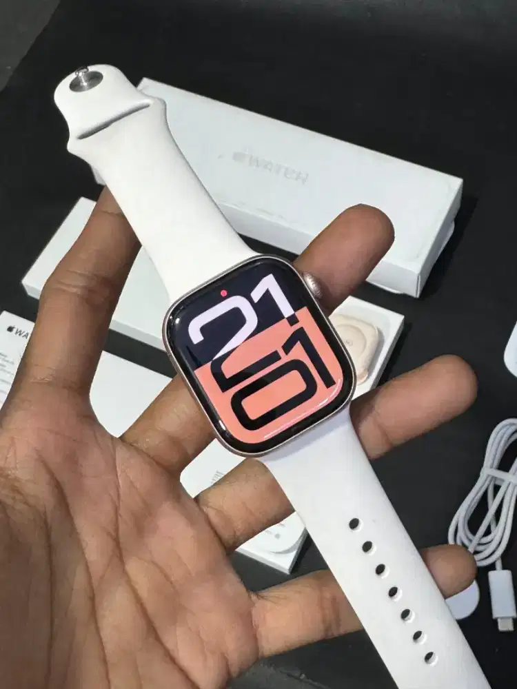 iWatch series 10 42mm. ibox bh 100% Warna Rosegold