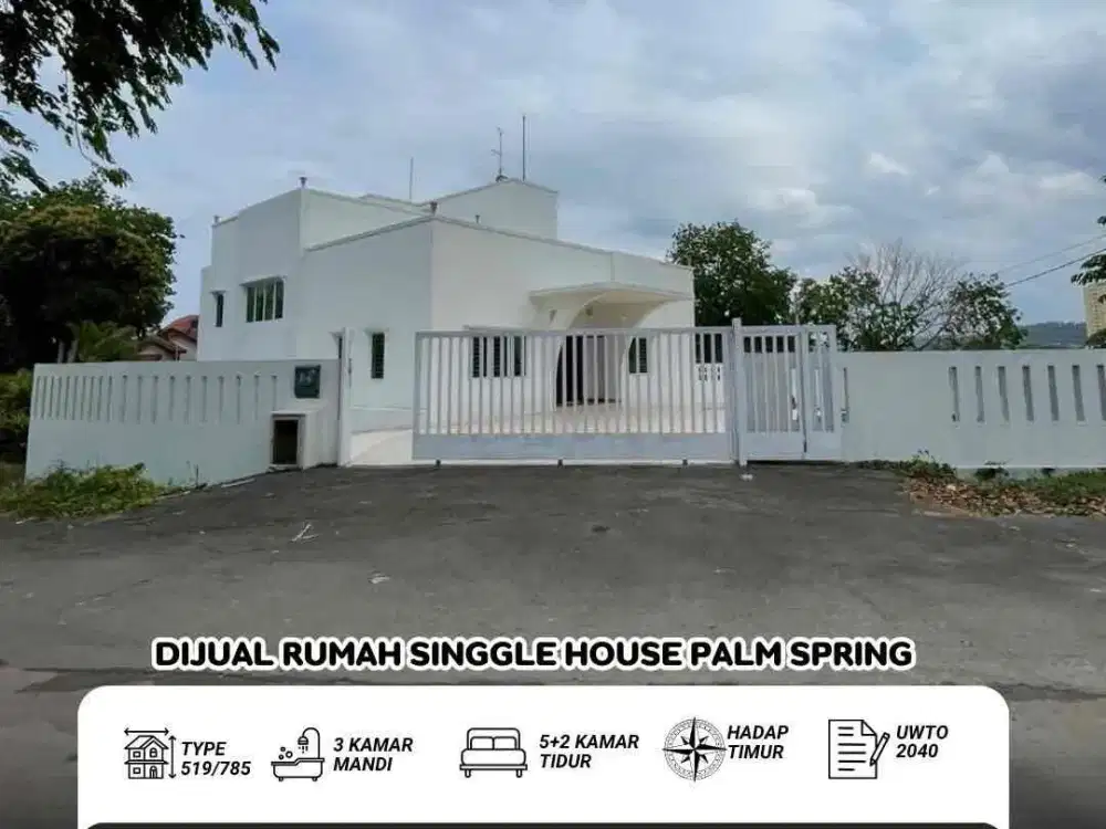 Dijual Single House Palm Spring Batam Center